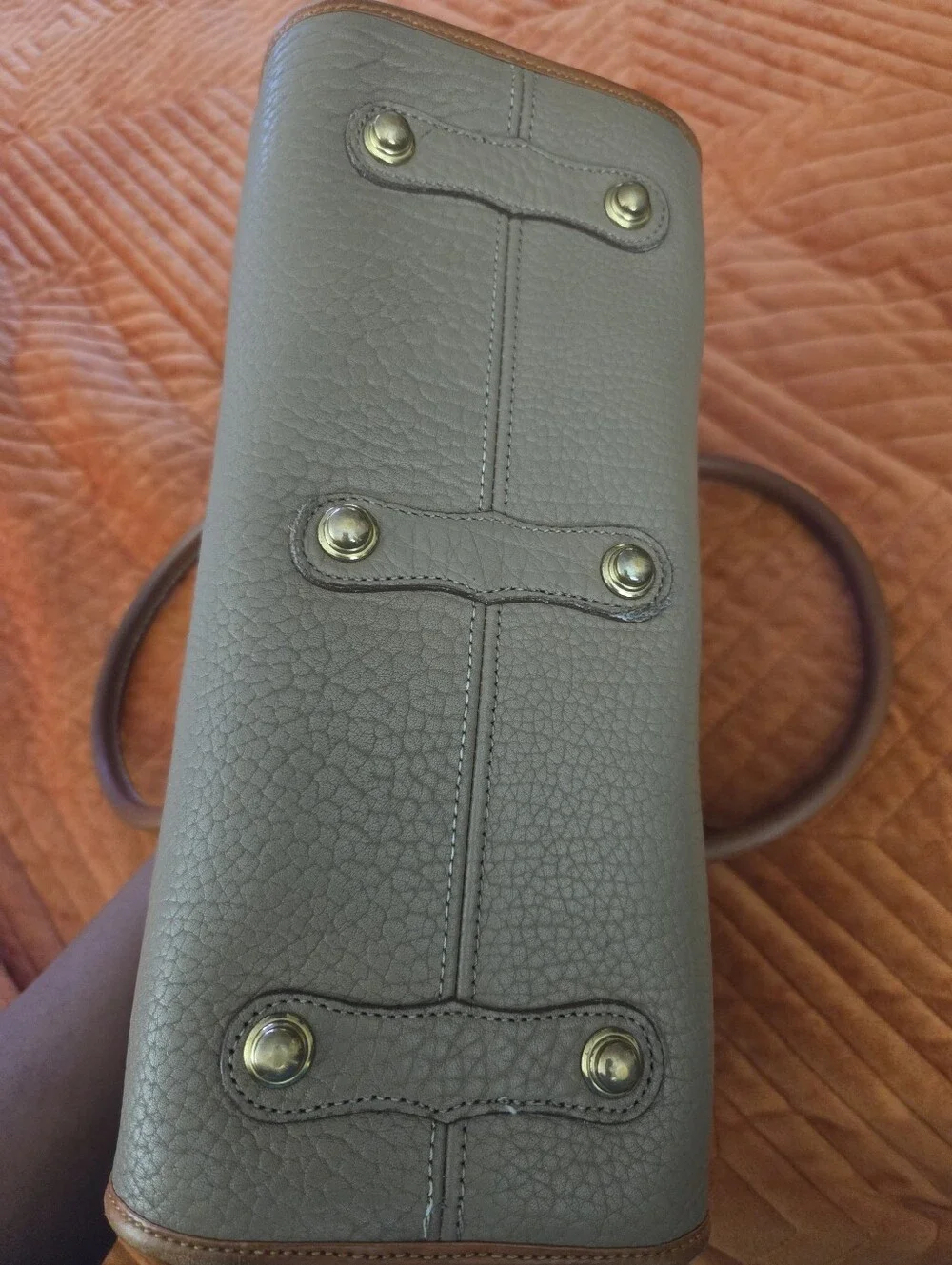 Vintage 1990s Dooney & Bourke AWL Leather Satchel